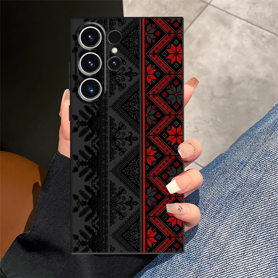 Funda Phone Cover Case for Samsung Galaxy S25 S21 FE S20 Ultra S24 Plus S23 Note 20 8 9 10 S10 S9 S26 Vintage Totem Painting