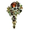 Luxury Crystal Flower Brooches For Women Color Palace Style Flower Party Office Brooch Pin Gifts