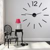 Modern stick-on wall clock 100-130cm