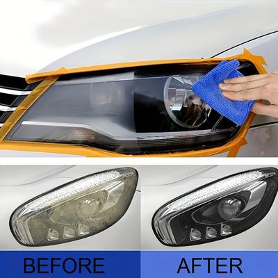 Pasta Reparadora de Faros de Coche - Agente Pulidor para Amarilleamiento, Oxidación y Opacidad de la Lente | Mejora la Visibilidad en Mal Tiempo |