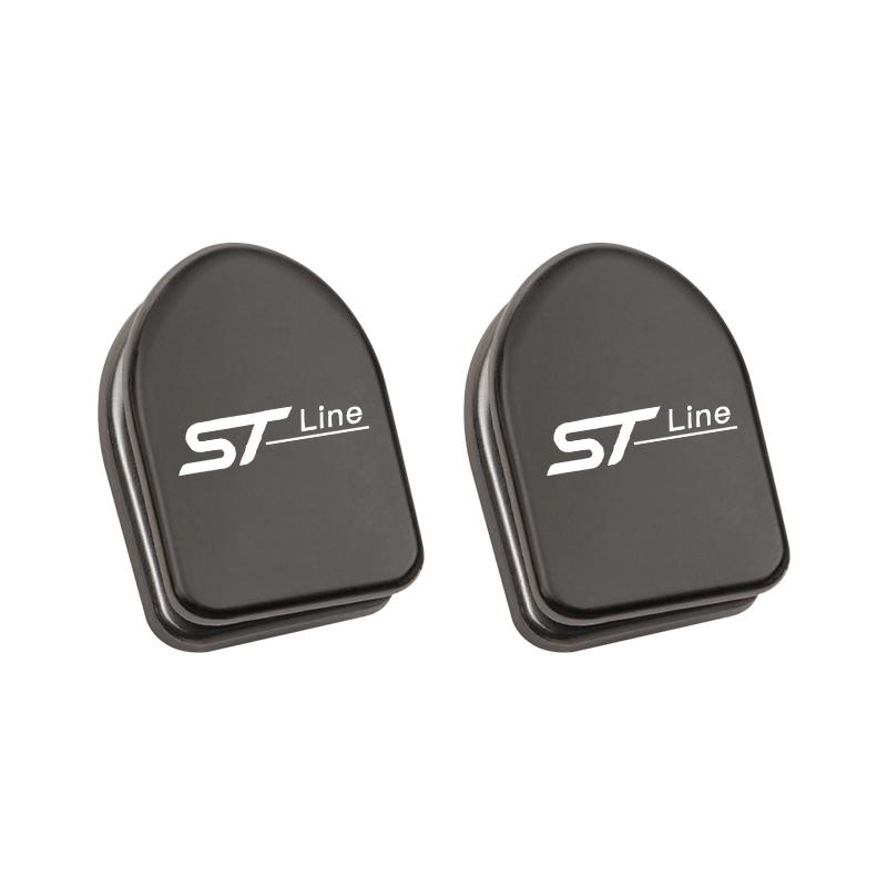 2 Stück Kristall-Dekoration Auto-Emblem Selbstklebend Kleine Aufbewahrungshaken Für Ford ST Line Focus Mustang Fiesta Puma Ranger Kuga MK7