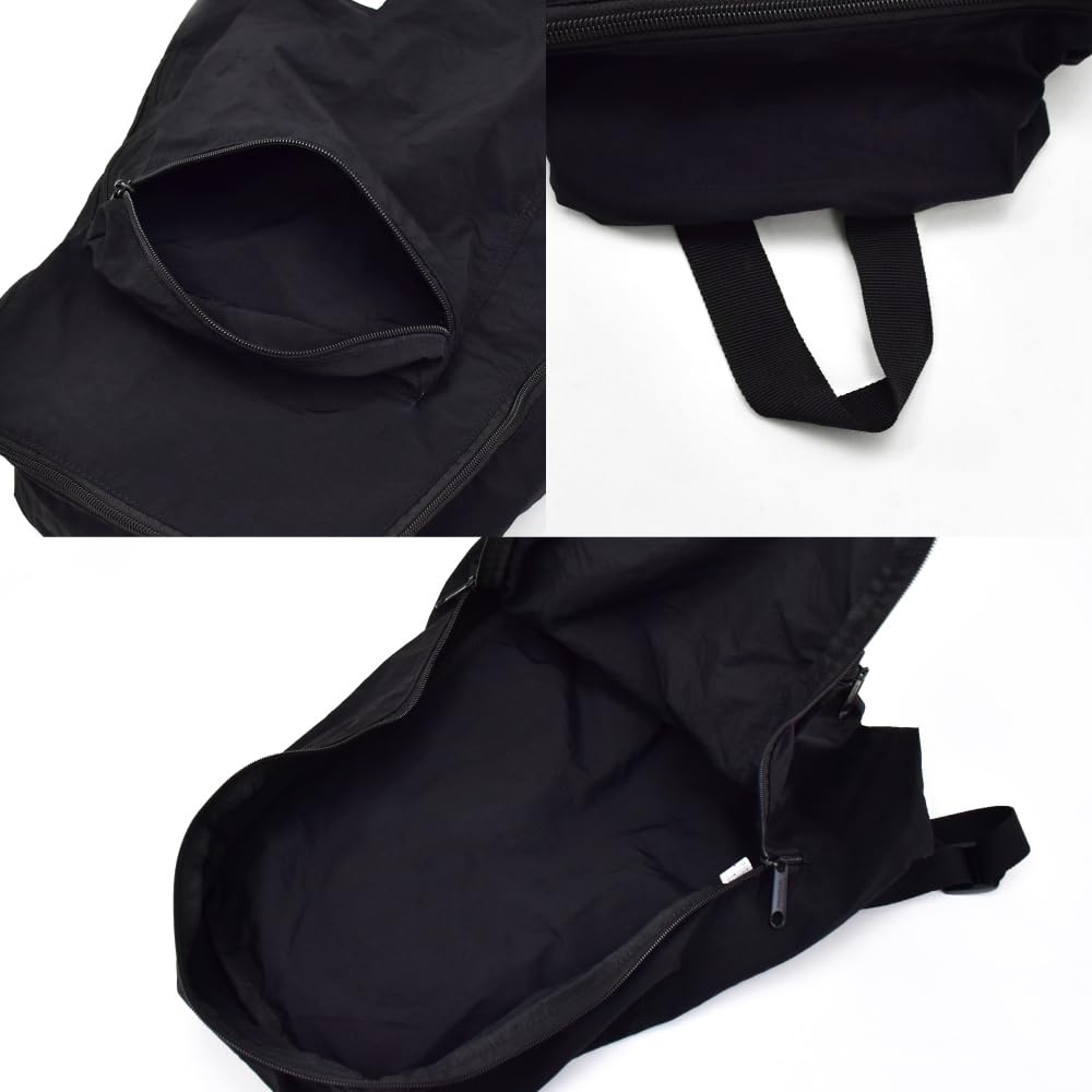 AVVENTURA RKT-30706 Lightweight and Foldable Backpack, Black