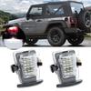 Pair of LED License Number Plate Lamp Light Fit for Jeep Wrangler JK 20072018DC12V