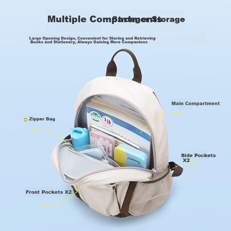 Dijiuchengbao Children's Backpack, Lightweight And Breathable, for Boys And Girls, Suitable for Day