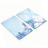 Durable And Stylish Glass Boards With Tropical Orchid Pattern 2X30X52 Cm
