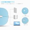 Rechargeable Bluetooth Wireless Mouse with 3DPI Optical High Compatible with and PC Slim, Quiet, 2.4GHz Operation, Modes, Control, Precision,