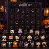Calendario dell'Avvento di Halloween 2026 Conto alla Rovescia di 24 Giorni con Mini Figure Sorpresa Collezionabili Set di Giocattoli Fatati per Bambini Adulti Gadget per Feste da Tavolo