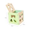 New Children's Wooden Multifunctional Thirteen-hole Intelligence Box/1-3-5 Years Old Shape Matching Building Blocks Early Education Educational Toys