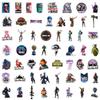 55 Fortnite Graffiti New Stickers Decorative Guitar Scooter Water Cup Waterproof Stickers