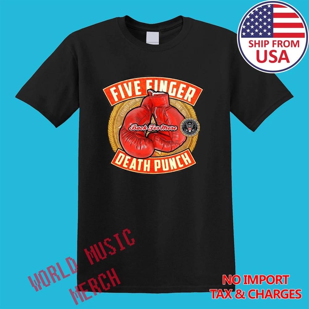 Five Finger Death Punch Back For More Men s Black Size S-5XL XL