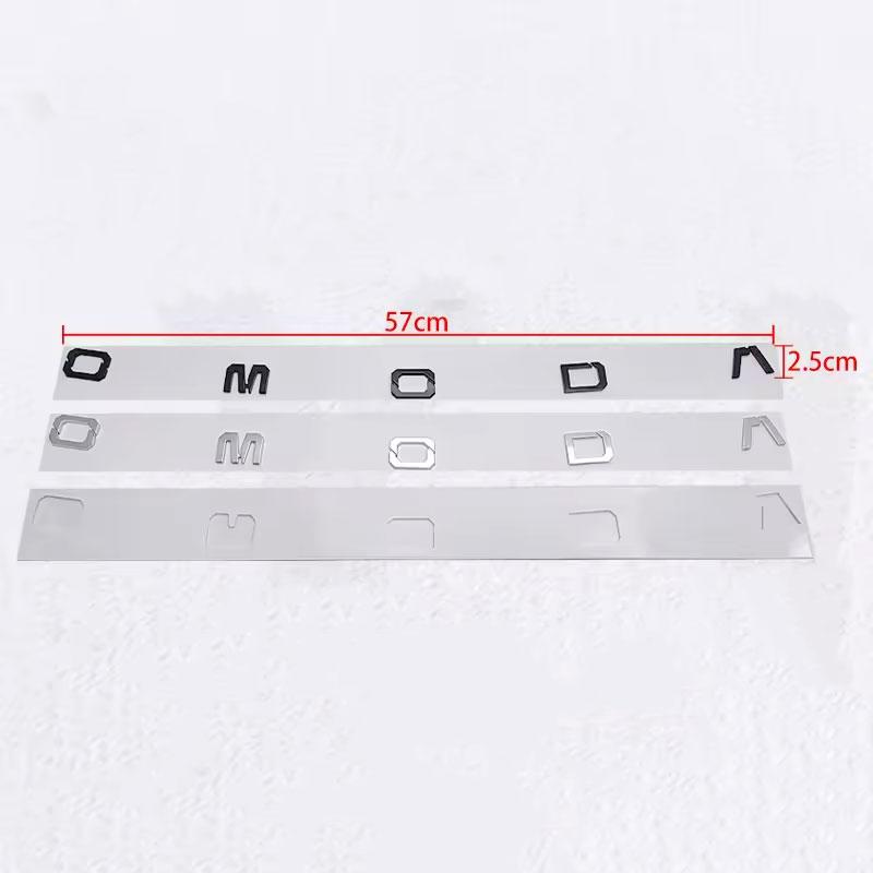 Label ABS Car Trunk Stickers Styling Emblem Lettering Car Rear Tail Logo Badge Accessories