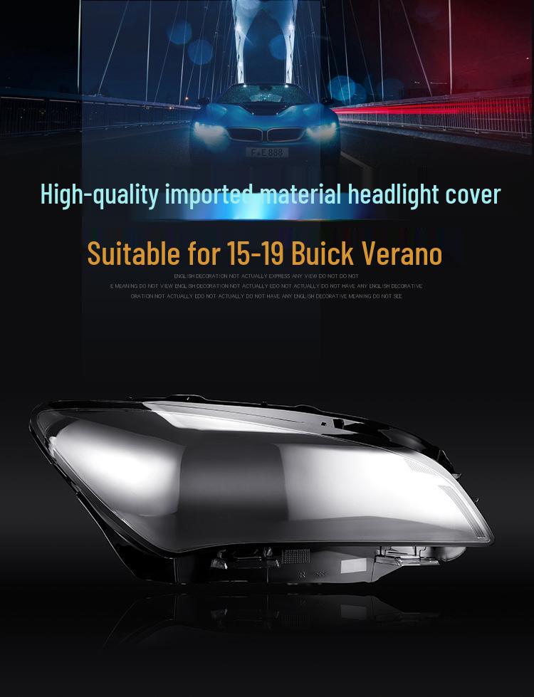 15-19 Buick Verano Scheinwerferglasabdeckung - Große transparente Frontlampenschale