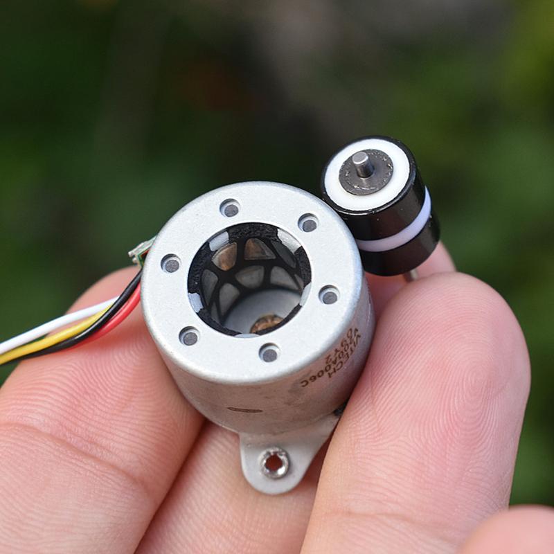 1 Piece Micro 2-Phase 4-Wire Stepping Motor Mini 20Mm Round Stepper Motor 15 Degree 15 Teeth Copper Gear Diy Printer