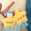 Soft Plush Star Keychain Carabiner Clip For Purse Keys Decoration