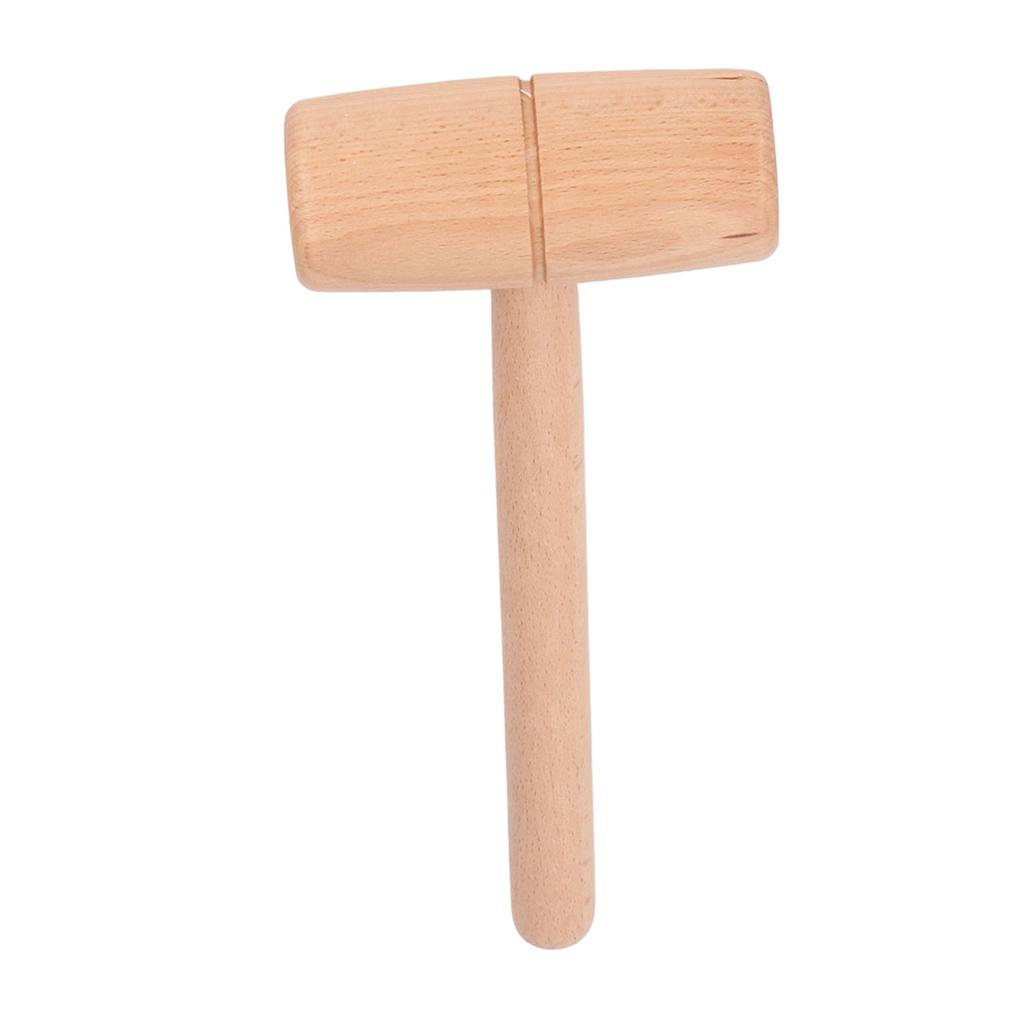 2Pcs Wood Hammer Inset Joint Multi Purpose Wooden Mallet for Factories Furniture Installation Carving Seafood Cracking