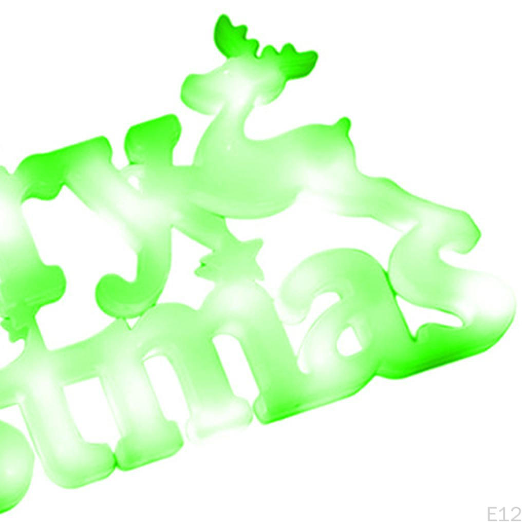 Letter Light Signs Night Decorative LED Bead Lights for Christmas Garland Gift