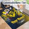 Custom Text Printed Rug Fenerbahçe FC Non Slip Floor Carpet For Home Room Decor