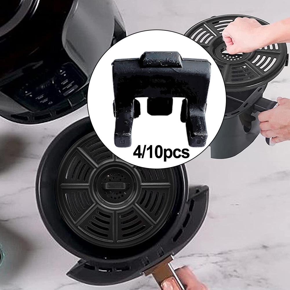 Frytownica 10 szt. Zderzaków do frytkownicy, czarne, fabrycznie nowe do patelni grillowej do frytkownicy