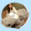 Giant Plush Crocodile Toy 120/150/200cm Extra Long Crocodile Pillow Fluffy Soft Stuffed Animal Large Huggable Body Pillow for Kids Adults