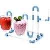 DIY Pipe Straw Kit, 30 Pcs DIY Crazy Fun Straws Connectors Novelty Straws, Create Your Own Fun & Funky Straw for Party Beverage