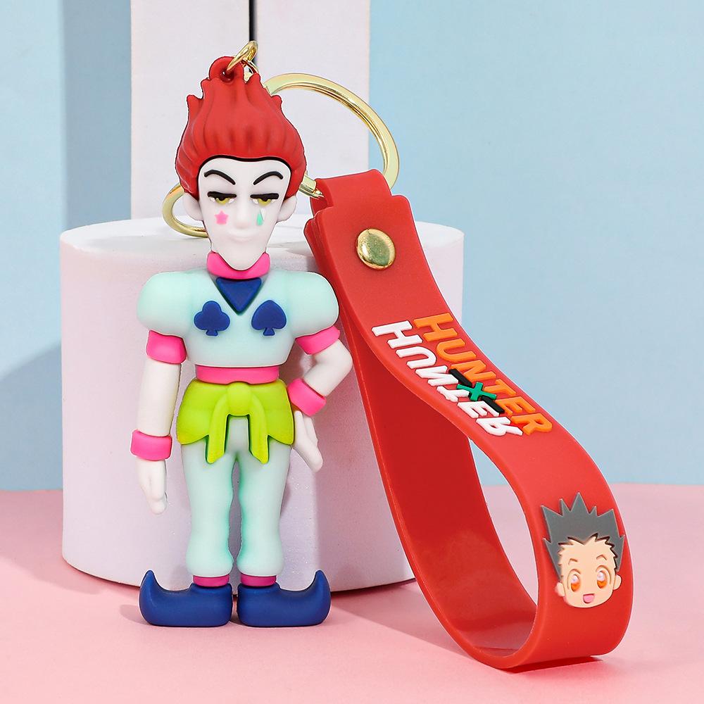 Anime Hunter x Hunter Keychain, Cosplay GON·FREECSS Doll Killua Figure Keyrings Car Bag Key Chain Accessories Wholesale