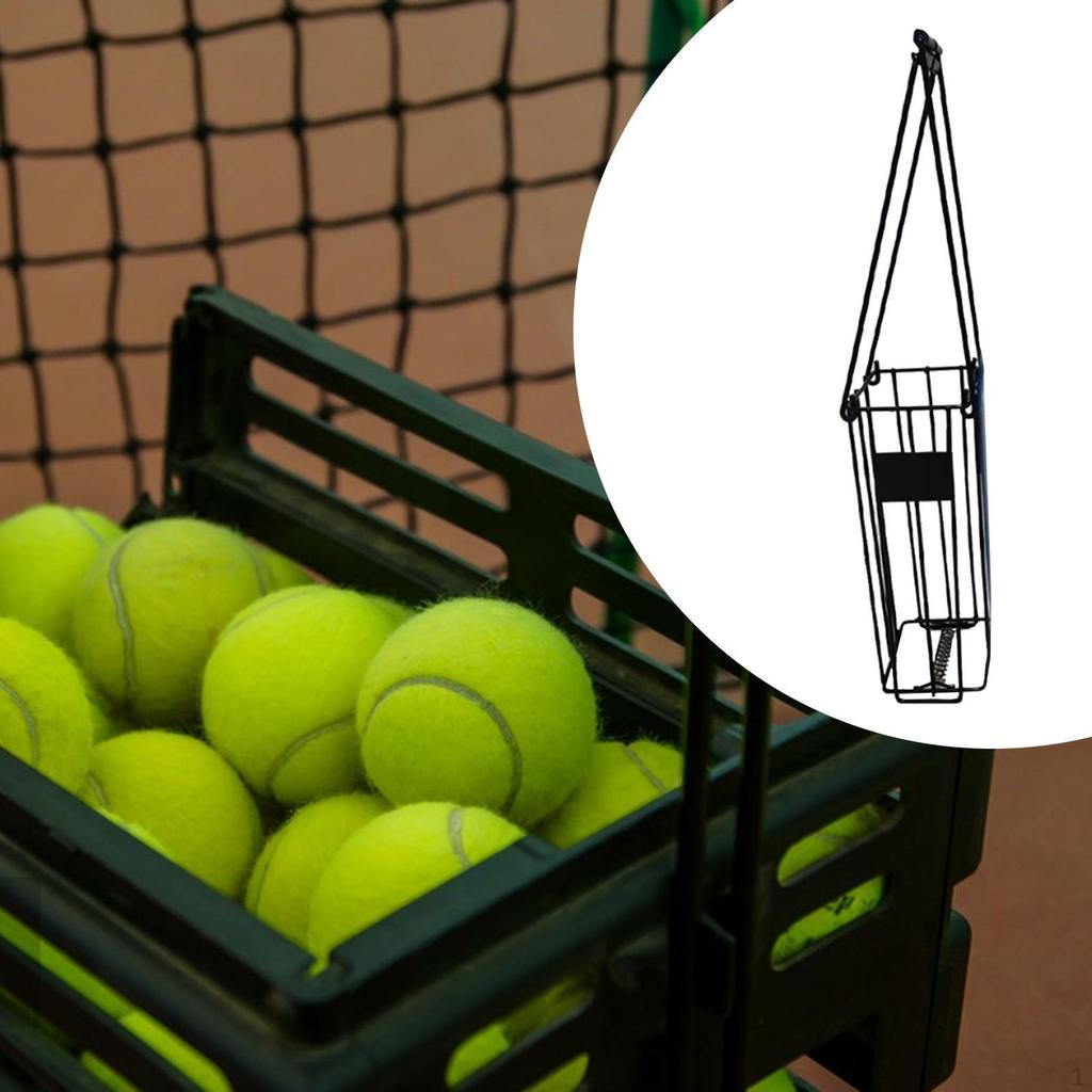 Tennis Ball Collector Pickleball Picker Sports with Handle for Picking and Storage Easy Pickup &