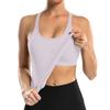 Breathable And Shock-absorbing Sports Bra With Chest Cushion And Herringbone Thread Top For External Wear