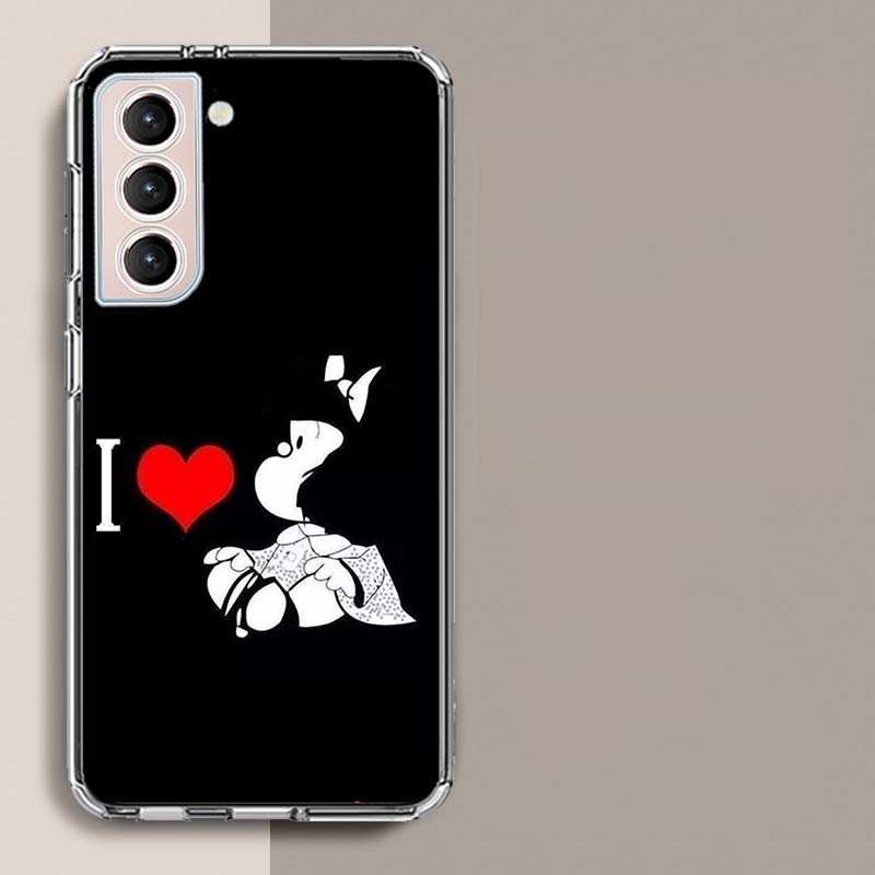 Mafalda Cartoon Phone Case For Samsung A17 A56 A36 A26 A16 A55 A35 A25 A15 A05S Galaxy A71 A51 A41 A31 A21S A70 A50 A40 A30 A20S