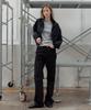 Deomago Basic Semi Bootcut Denim (Black)