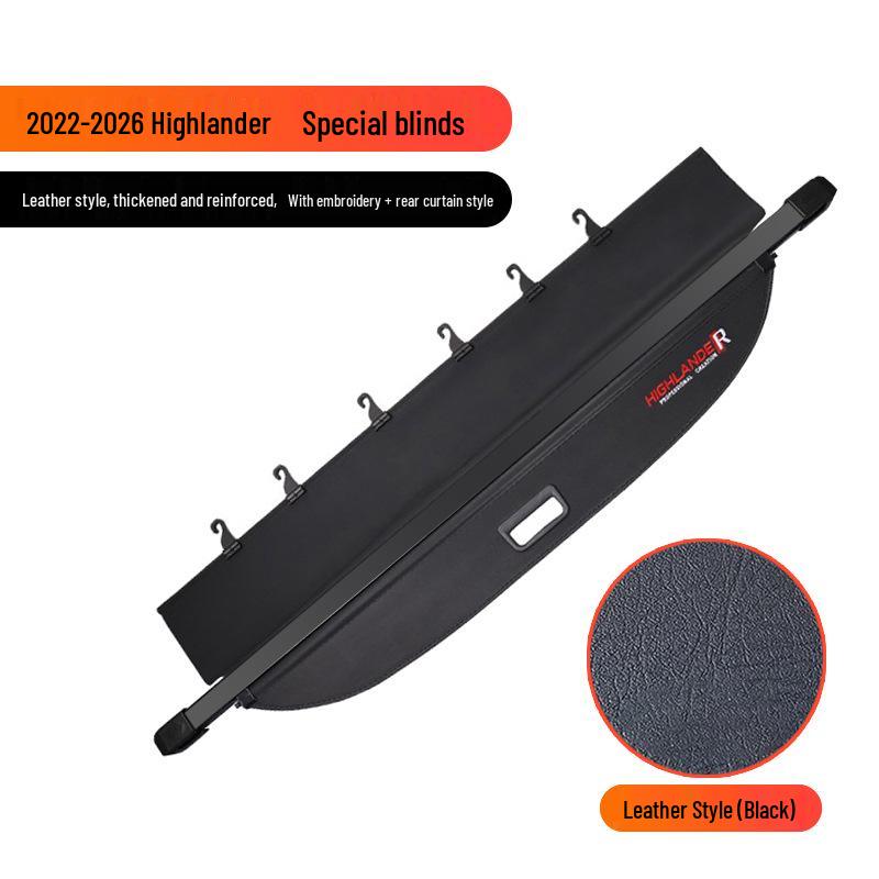 Compatible Rear Trunk Cargo Cover for Toyota RAV4 and Highlander