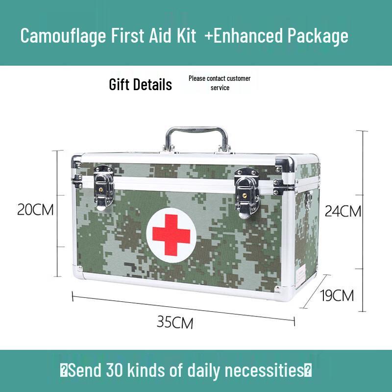 Large Camouflage Aluminum Alloy Outdoor Medical Box