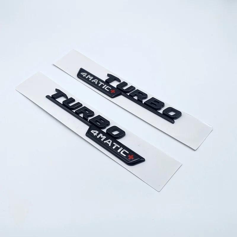 3D ABS Glossy Black Letters A35 A45 A45S Turbo 4matic Emblem for Mercedes-Benz AMG Car Fender Trunk Rear W176 W177 Logo Sticker