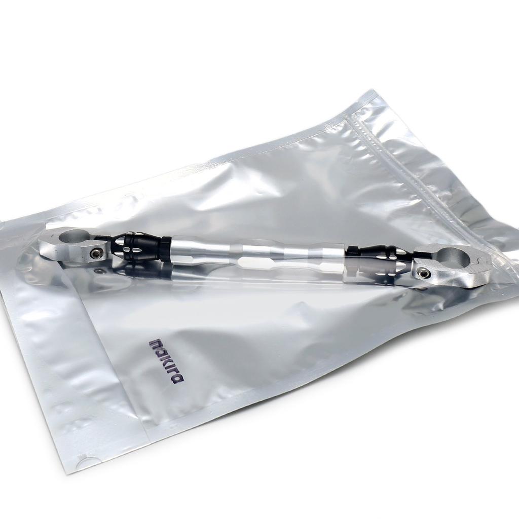 nakira Motorcycle Handlebar Brace Universal Fit for nkr955 Bar, Ape, Monkey, CRF250M, CB400SF, PCX, (Silver)