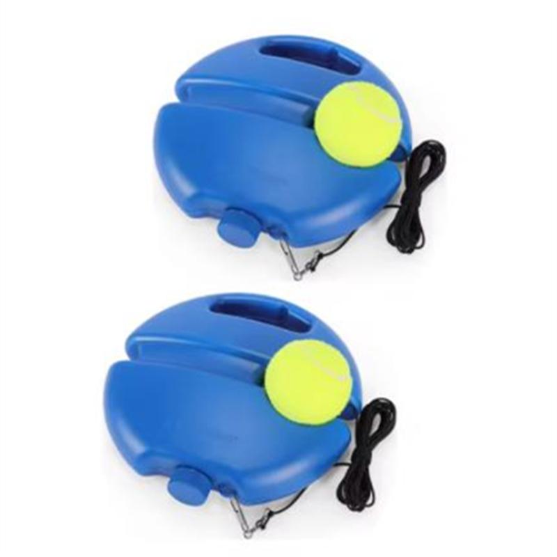 

Тяжелые теннисные тренажеры с основанием и эластичной веревкой для самостоятельной тренировки отскока теннисного мяча для партнера-спарринга