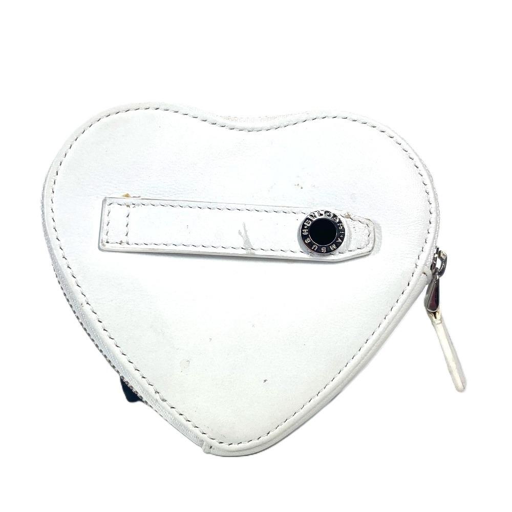BVLGARI AMBUSH collaboration heart Coin Compartment Wallet coin purse White