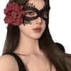 Spitze Feder Maskerade Halbgesichtsmaske für Damen - Abendparty Augenmaske & Kopfschmuck