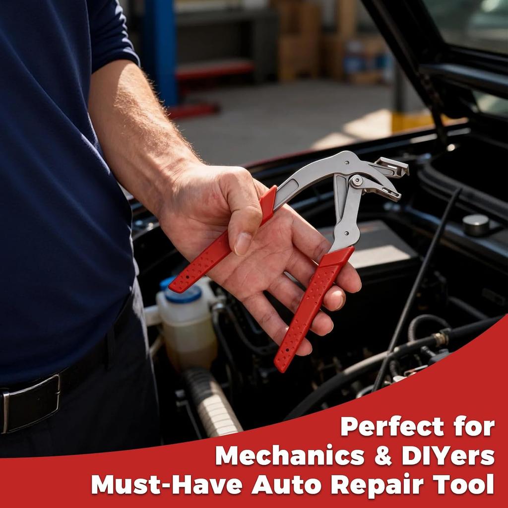 Car Clip Pliers,Panel Clip Removal Pliers with Spring-Loaded Assist | Designed for Damage-Free Removal of Automotive Plastic Fasteners,Push Pins &