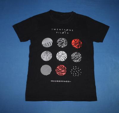 Nowa koszulka Twenty One Pilots Blurryface Zespół Hip Hopowy Męska Rozmiar M