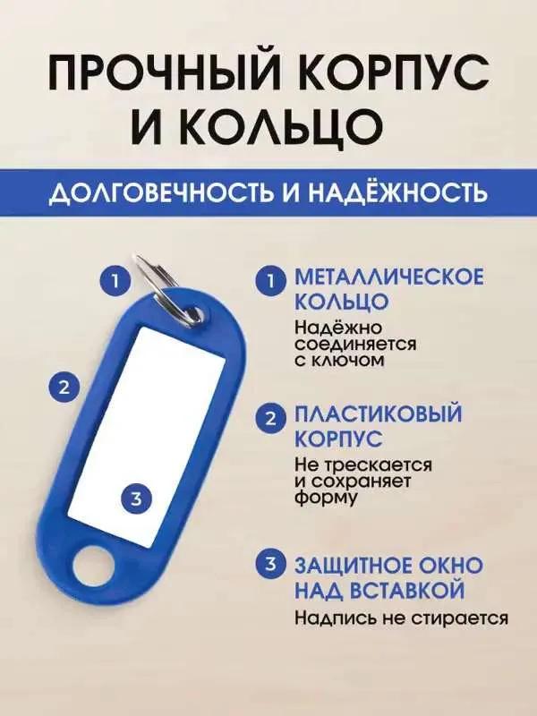 Key Tag Plastic Number Tag Color Keychain Luggage Tag Label Classification Can Be Marked Tag