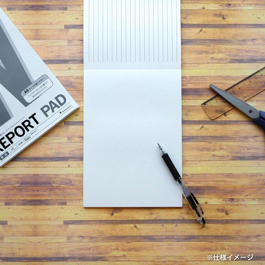 Maruman Report Report Set of 10 Paper, Pad, Plain, A5, P163A,