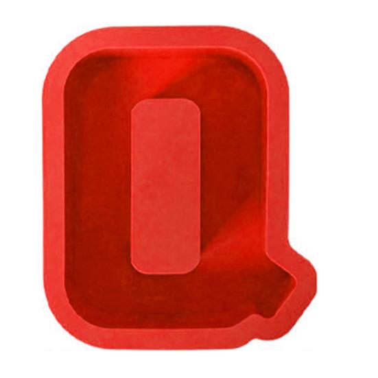 Epoxy Mold Reusable Anti-deformed Easy Demoulding Non-stick Flexible DIY Irregular Form Capital Letter Candle Stencil for Party
