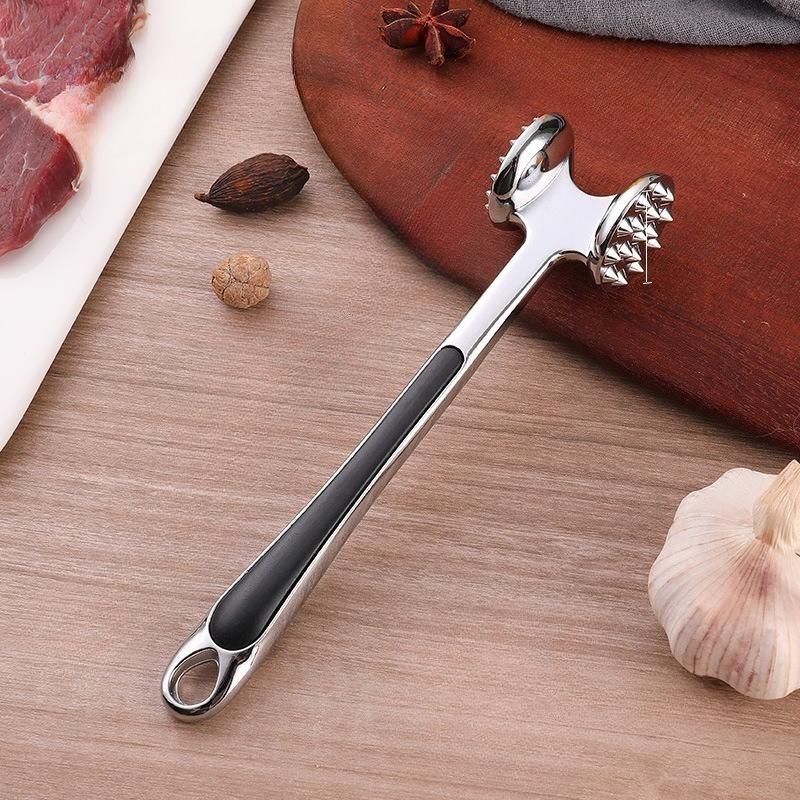 1Pc Kitchen Meat Hammer, Solid Steak Hammer, Steak Hammer, Tendon Breaker, Meat Tenderizer, Household Meat Loosening Hammer, Double-sided Meat Hammer