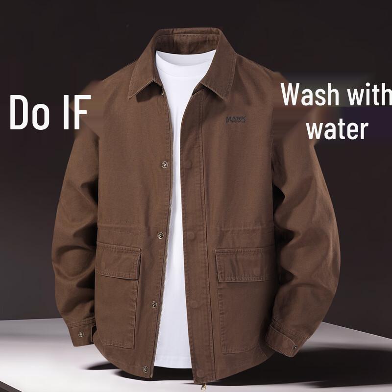Mark Fairwhale Men's American Retro Washed Workwear Jacket