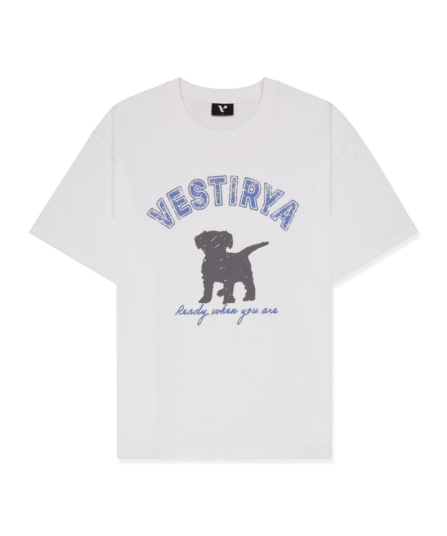 Bestiria Cute Baby Puppy T-Shirts White S