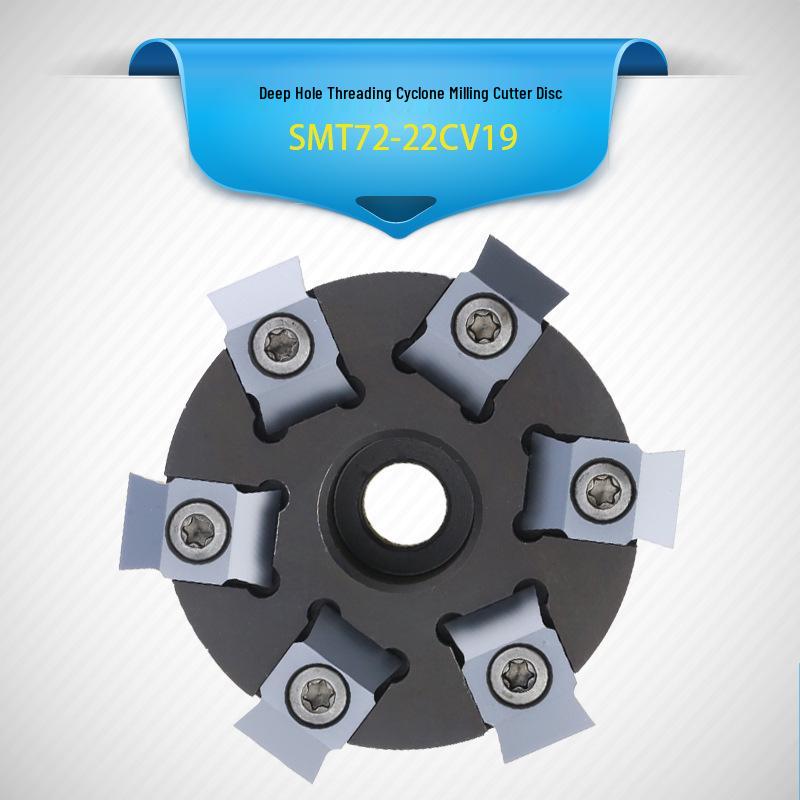 Deep Hole CNC Thread Mill Cutter Disc SMT72-22CV19 57-DV156001