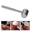 Stainless Steel Meat Tenderizer Mallet Heavy-Duty Kitchen Tool for Tenderizing Beef Chicken Pork and Steak  Ideal for Cooking