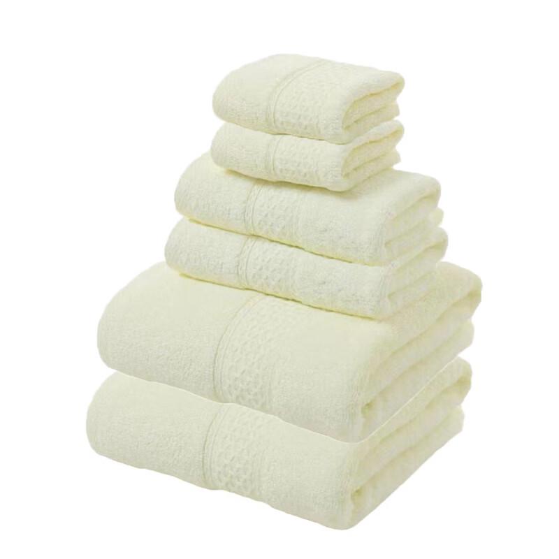 Light Grey Cotton Towel Six-Piece Set