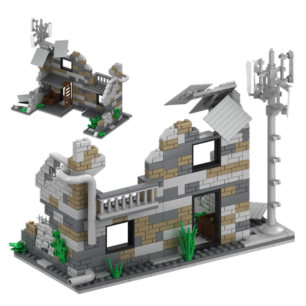Activating Toys Ww2 Military World War 2 Building Blocks Army Soldiers War Ruins Bricks Toys For Children Gift