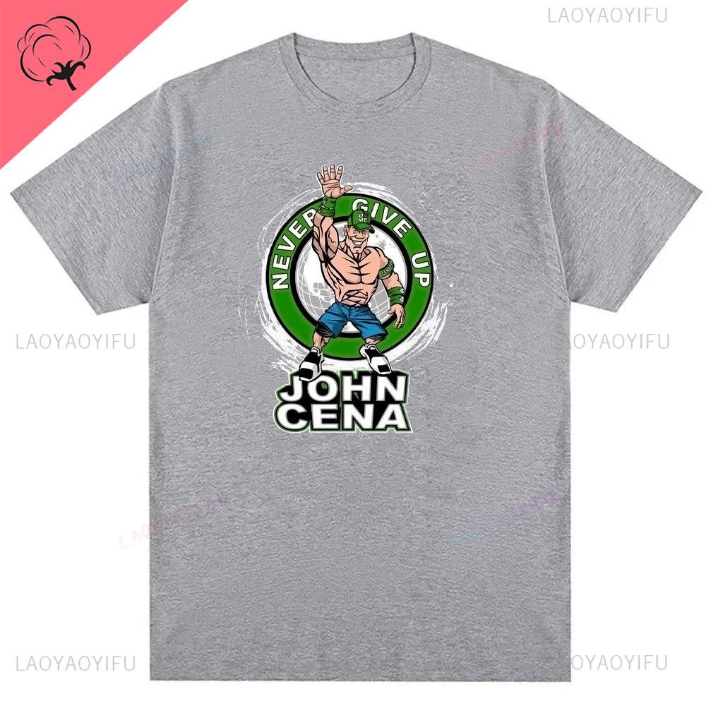 John Cena Wwe The Last Time Is Now Farewell Tour 2025 Shirt Essential T-Shirt Men Clothing High Quality Cotton Tops O-neck Tees