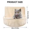 MXLA Cats Heaters Bed Soft Plush Hammock Bed Detachable Large Cats Sleep Bed Resting Nest for Various Size Cats Indoor Cats Bed